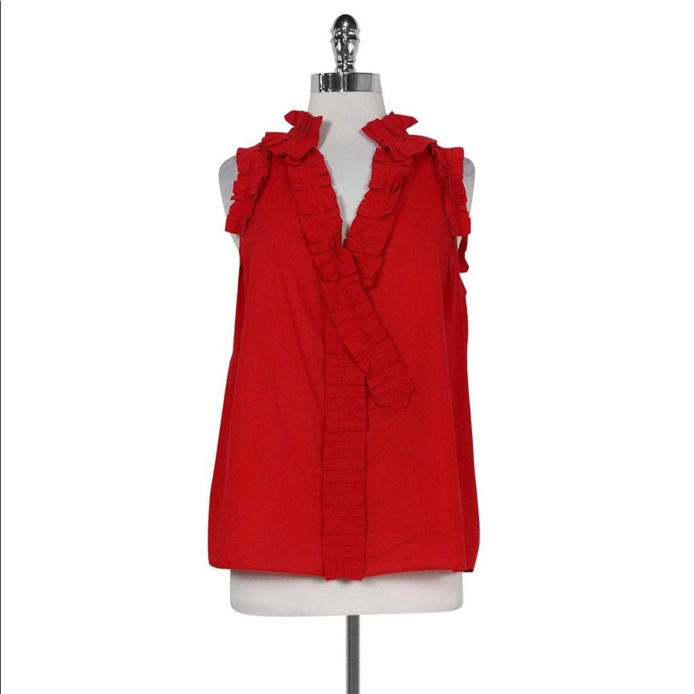 Marc by Marc Jacobs Sleeveless Ruffle Top Sz Small